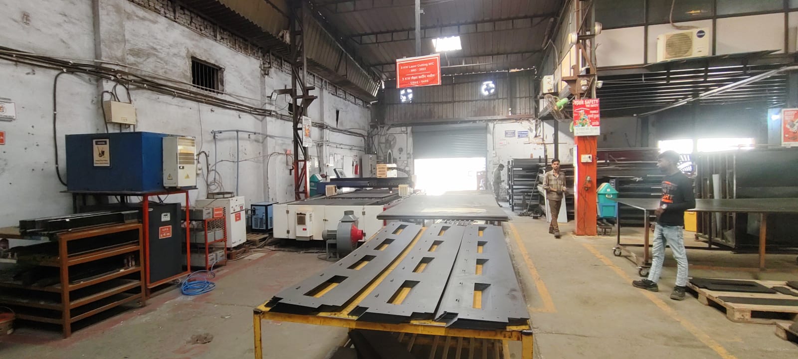 Laser cutting